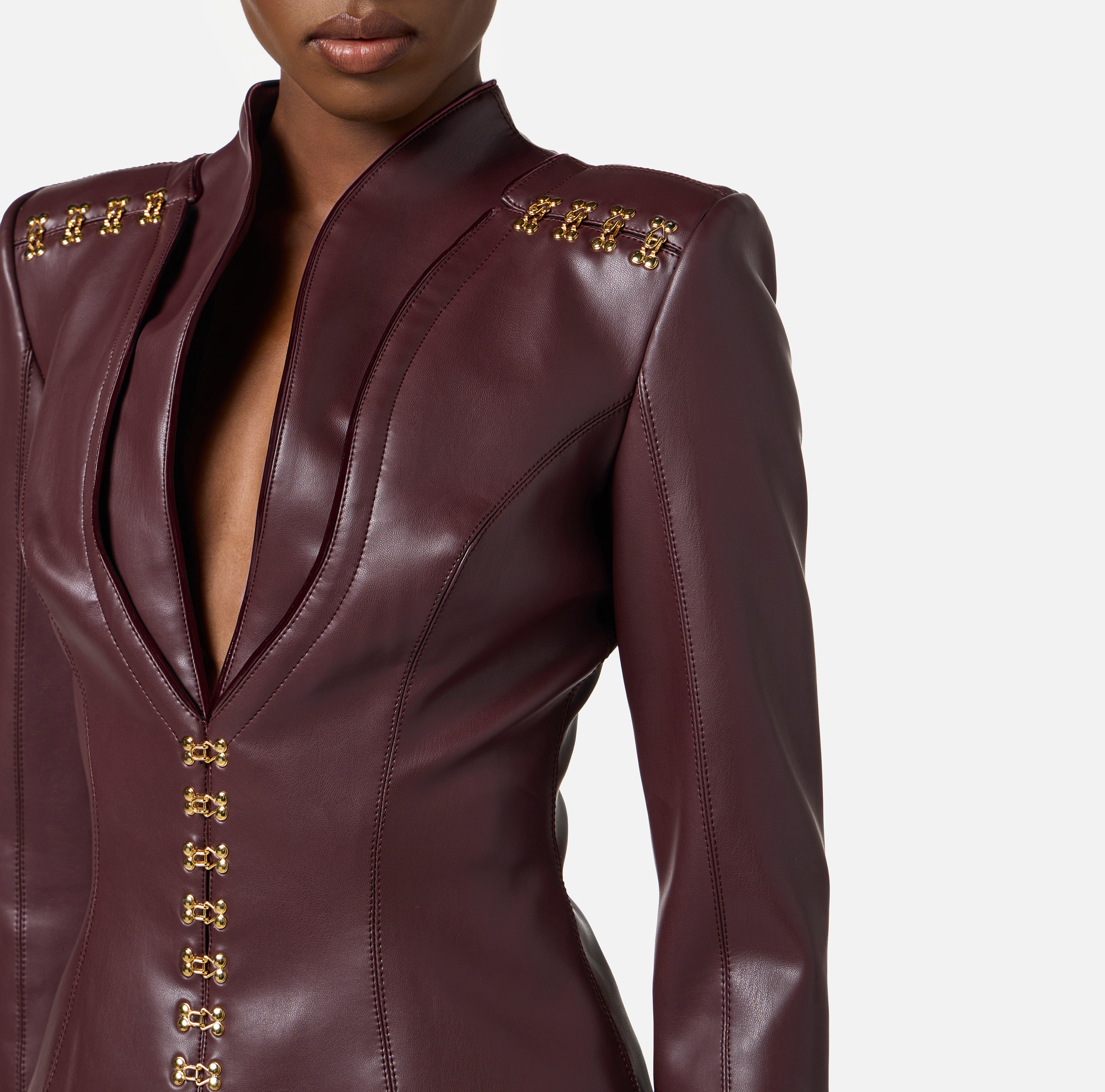 Jacket with jewel clasps | Elisabetta Franchi