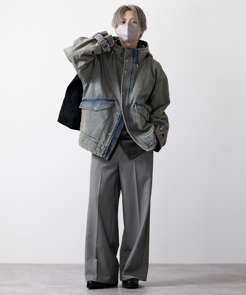 CLEL | 【CLEL】Balloon Sleeve Loose Regular Collor Shirt