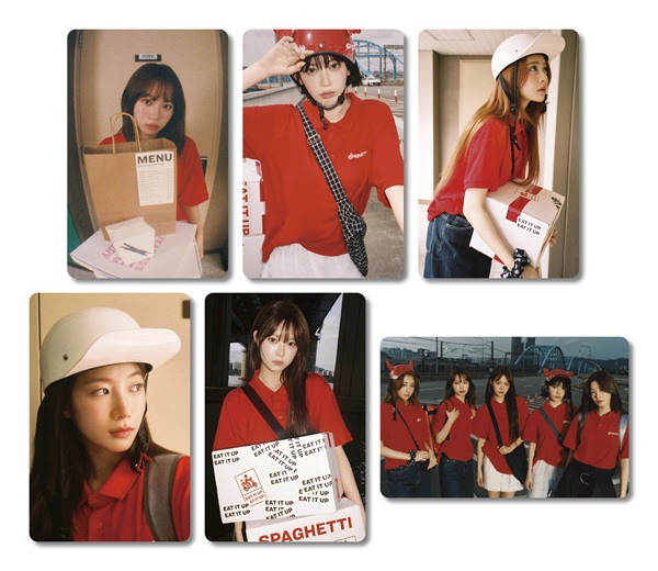 LE SSERAFIM 韓国ファーストシングル『SPAGHETTI』限定特典付きで発売