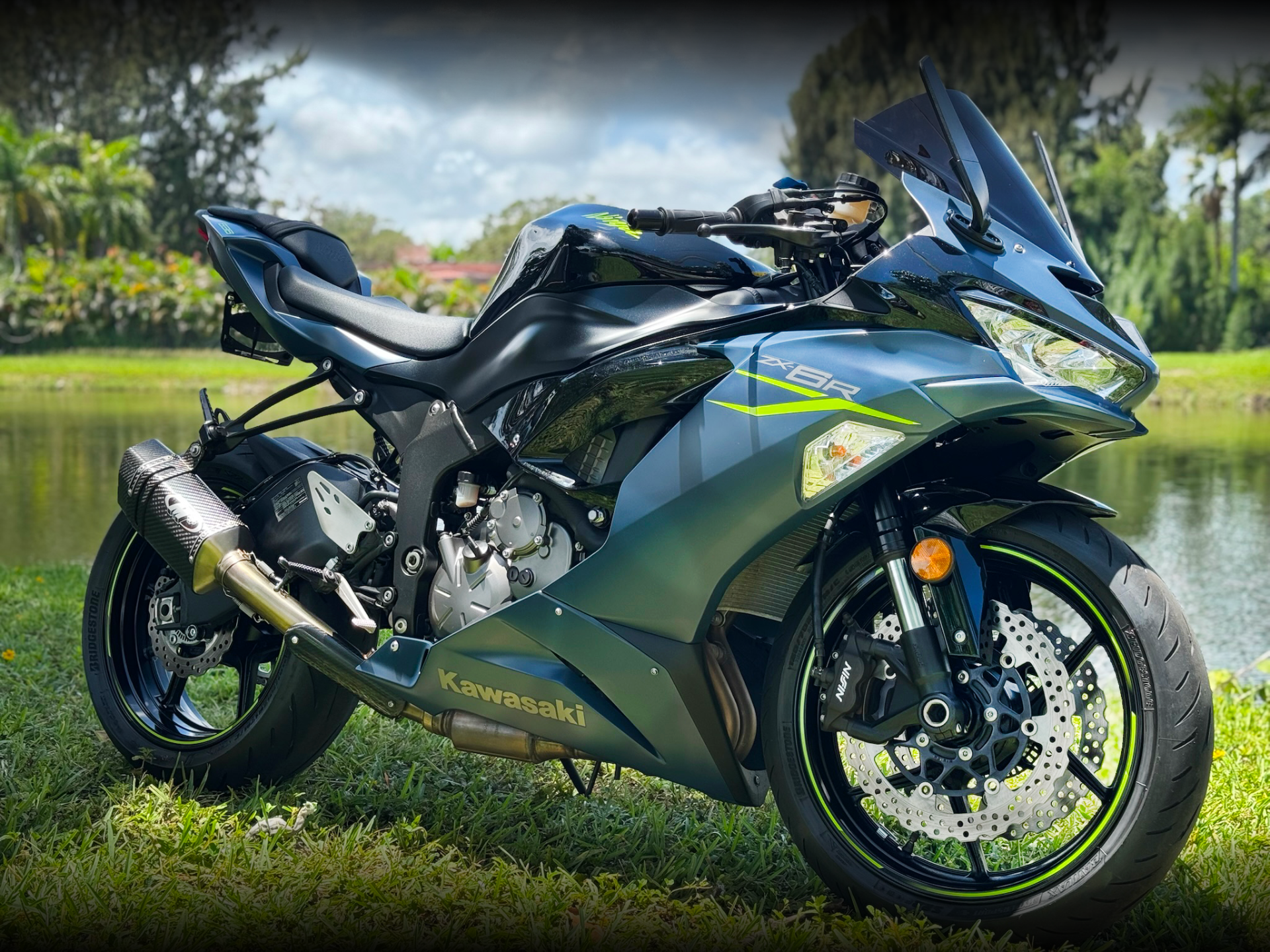 Used 2023 Kawasaki Ninja ZX-6R Metallic Matte Twilight Blue