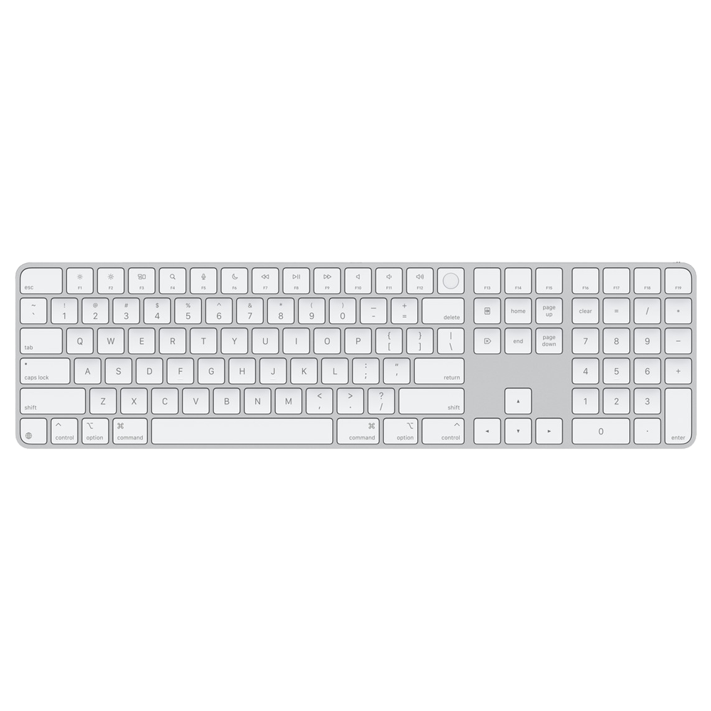 Magic Keyboard with Touch ID and Numeric Keypad for Mac models