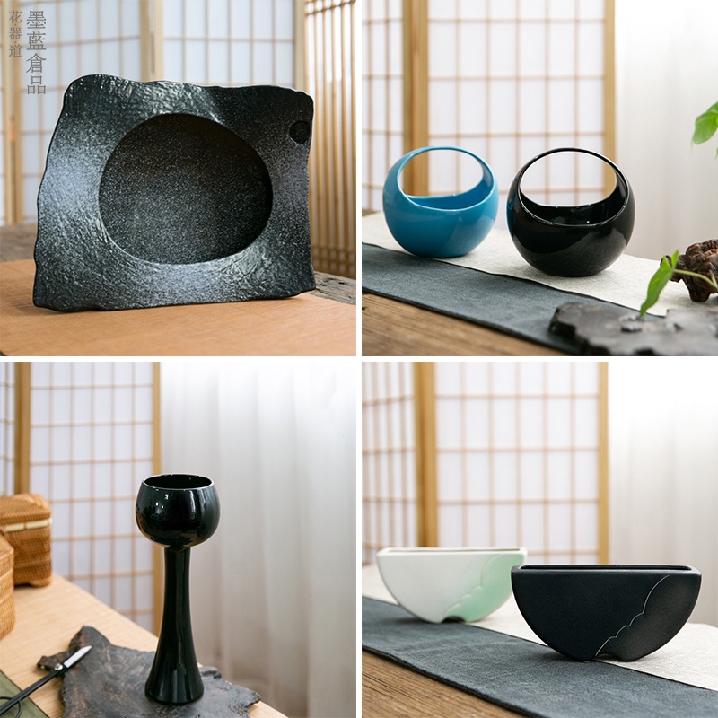 水盤(65cm)華道具 茶道 池坊 変形花器 生け花 小原 草月 花瓶 自由花