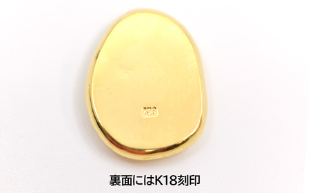 18金製（K18）甲州金レプリカ 武田氏時代の貨幣『露一両金』 ALPER038