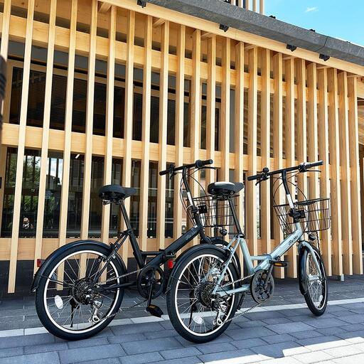 完成品でお届け！折りたたみ自転車 20インチ シマノ製外装6段変速