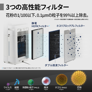 T106(ホワイト系) SHARP 加湿空気清浄機 KI-US50-W（ホワイト系