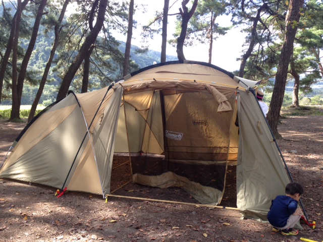 コールマン ラウンドスクリーン2ルームハウスのレビュー。評判通り