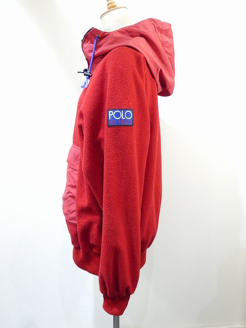 90s ポロ ラルフローレン POLO HITECH フリースパーカー - Chago Chago