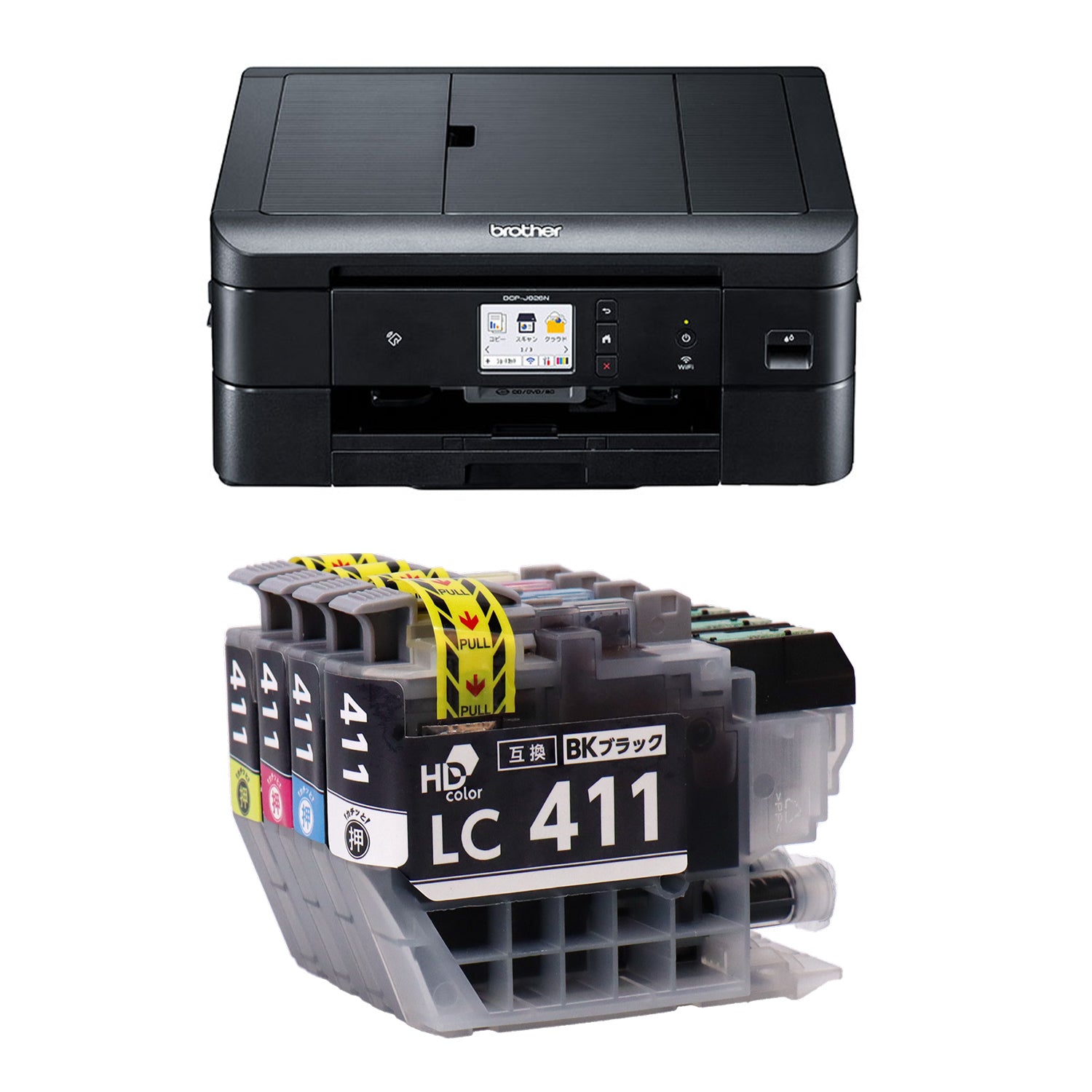 ブラザー PRIVIO DCP-J926N プリンターと互換インクのセット – インク