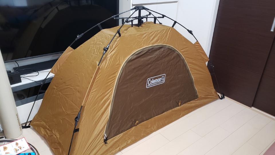 コールマン/インスタントアップドームS] ～開封の儀～｜ちばんぶー9の