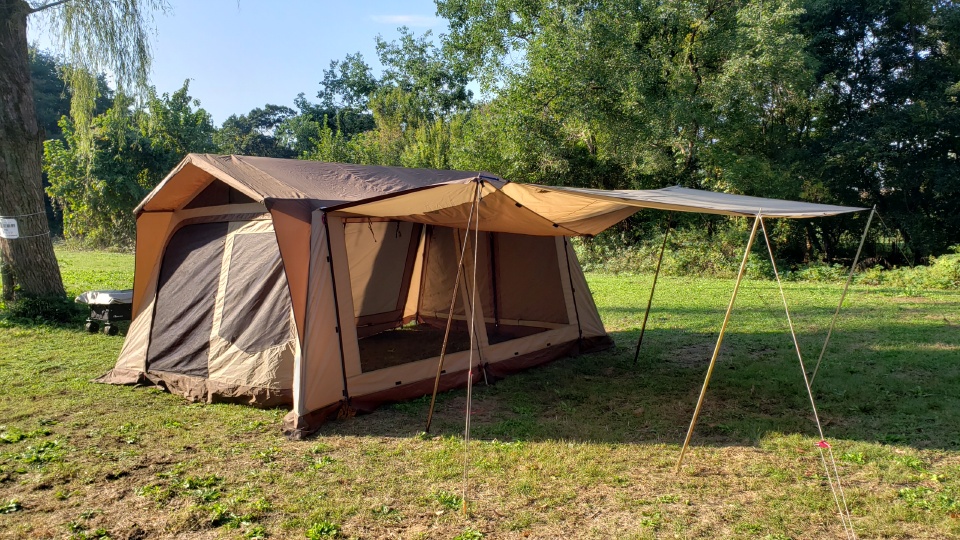 オガワ/ロッジシェルターⅡ] ～システムタープレクタ 連結検証編