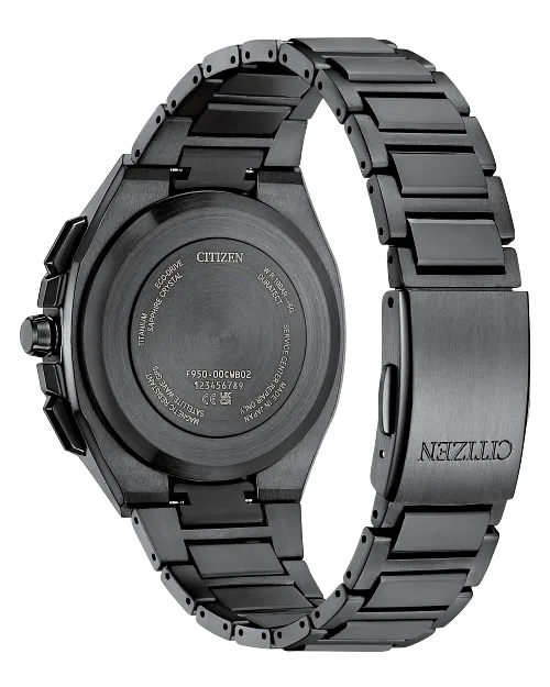 ATTESA Gray Dial Super Titanium with DLC Coating Bracelet CC4105