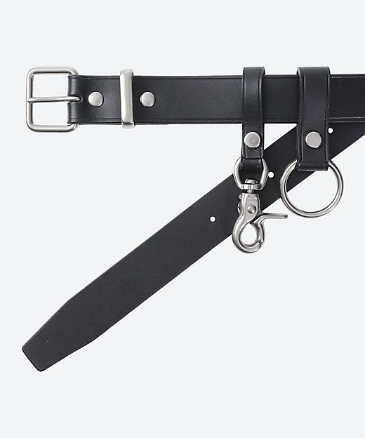 コムデギャルソンオム キーフロックレザーベルト-25AW