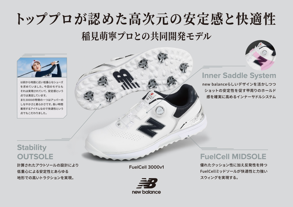 NB公式 - ニュースリリース - ニューバランス ゴルフシューズ 今季