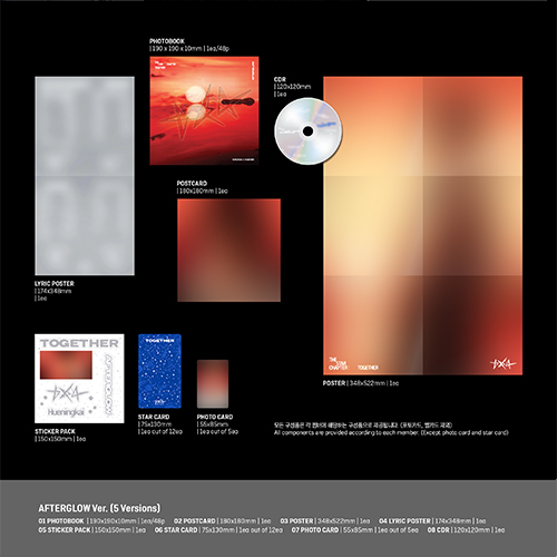 The Star Chapter: TOGETHER (Afterglow Ver.) [5形態セット][CD