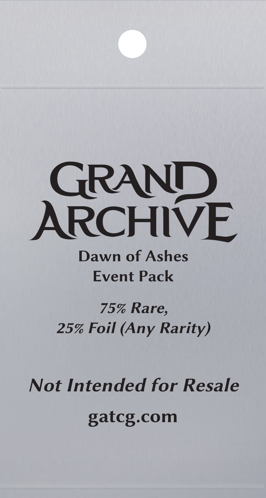 Dawn of Ashes Event Packs, Grand Archive TCG