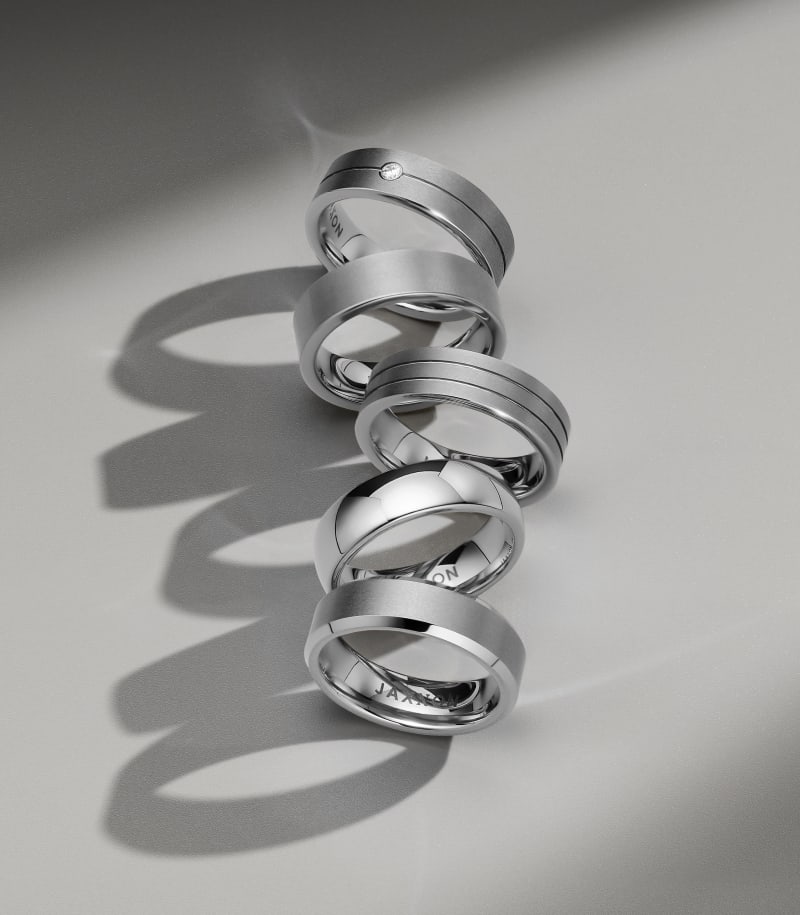 Flat Comfort Fit Band - 7mm Silver - JAXXON