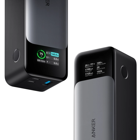 Anker 737 Power Bank GaNPrime 24000 PD 140W -Black - Micro Center