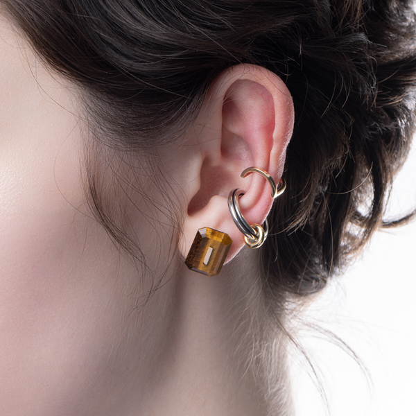 GOSSAMER ダイヤモンド イヤーカフ