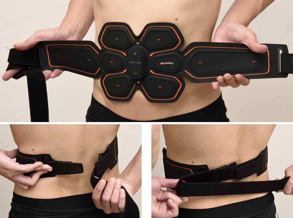 MTG EMSマシーン トレーニングギア SIXPAD Abs Belt ジェルシート付