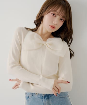 数量限定再入荷※【namiコラボ企画】セーラー襟付きシャギールーズ