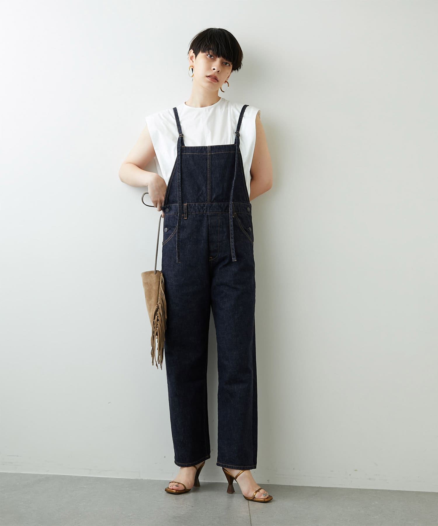 ワンウォッシュDENIMオールインワン | Whim Gazette(ウィム ガゼット