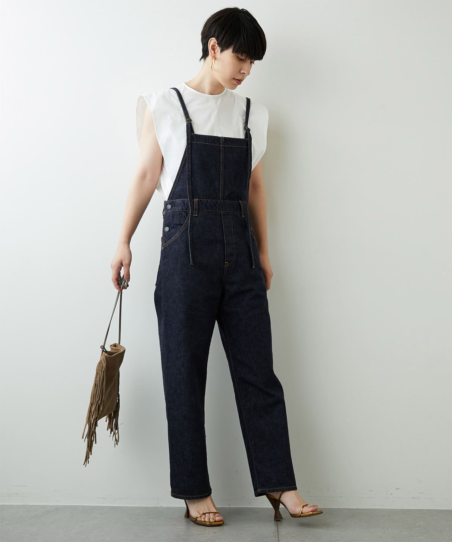 ワンウォッシュDENIMオールインワン | Whim Gazette(ウィム ガゼット