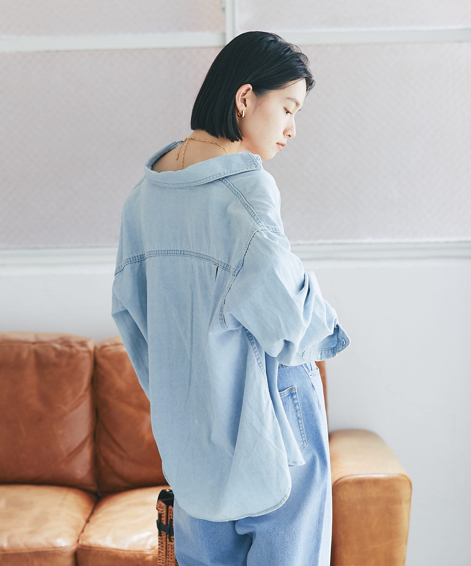 MONN.:.(モン)】デニムシャツ | RIVE DROITE(リヴドロワ)レディース