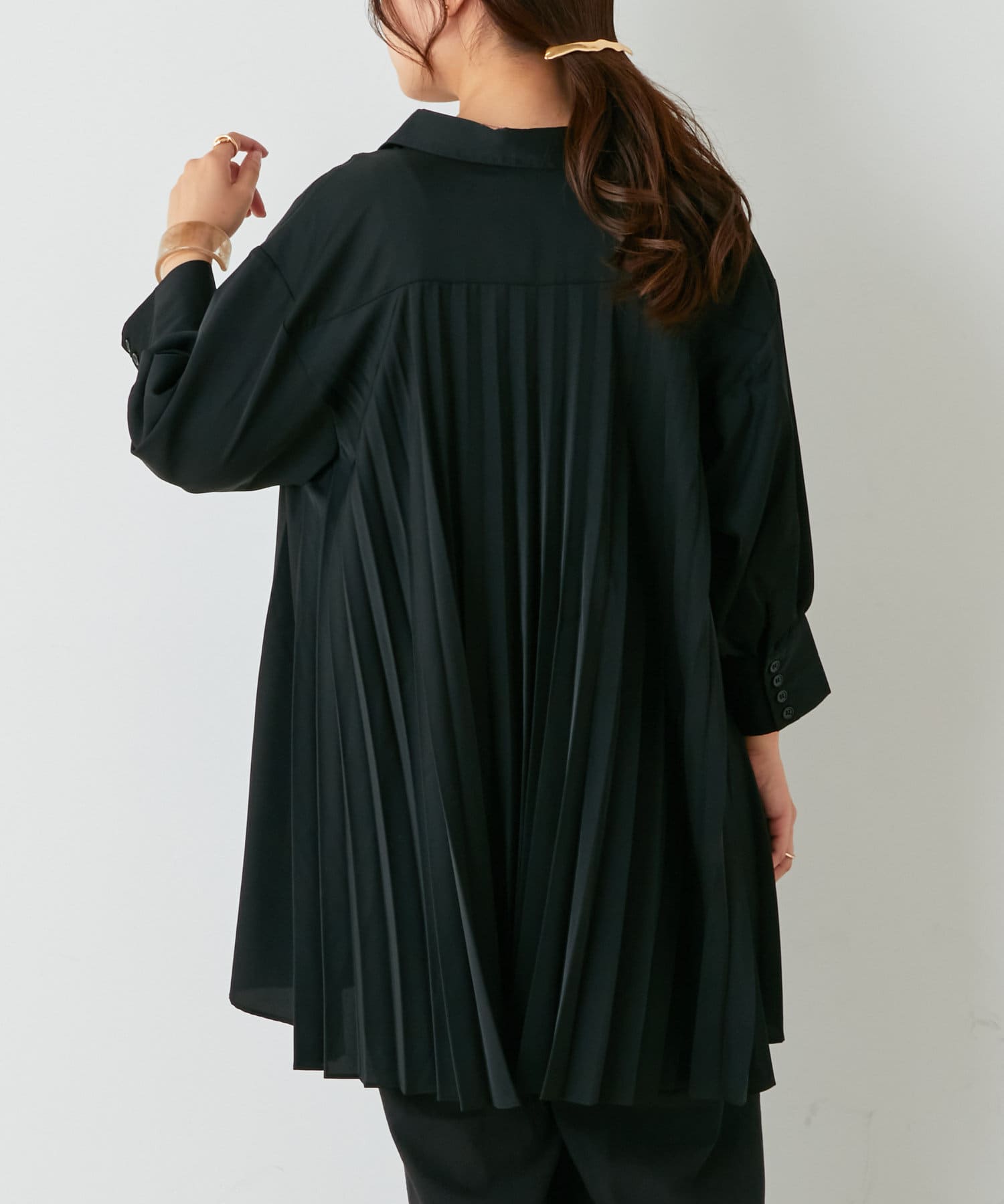 バックプリーツシャツ | NICE CLAUP / OLIVE des OLIVE OUTLET(ナイ