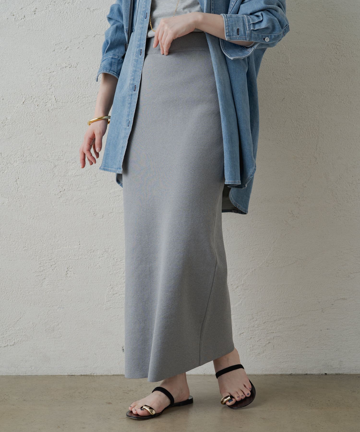 Loungedress】総針ニットスカート | OUTLET(アウトレット)レディース