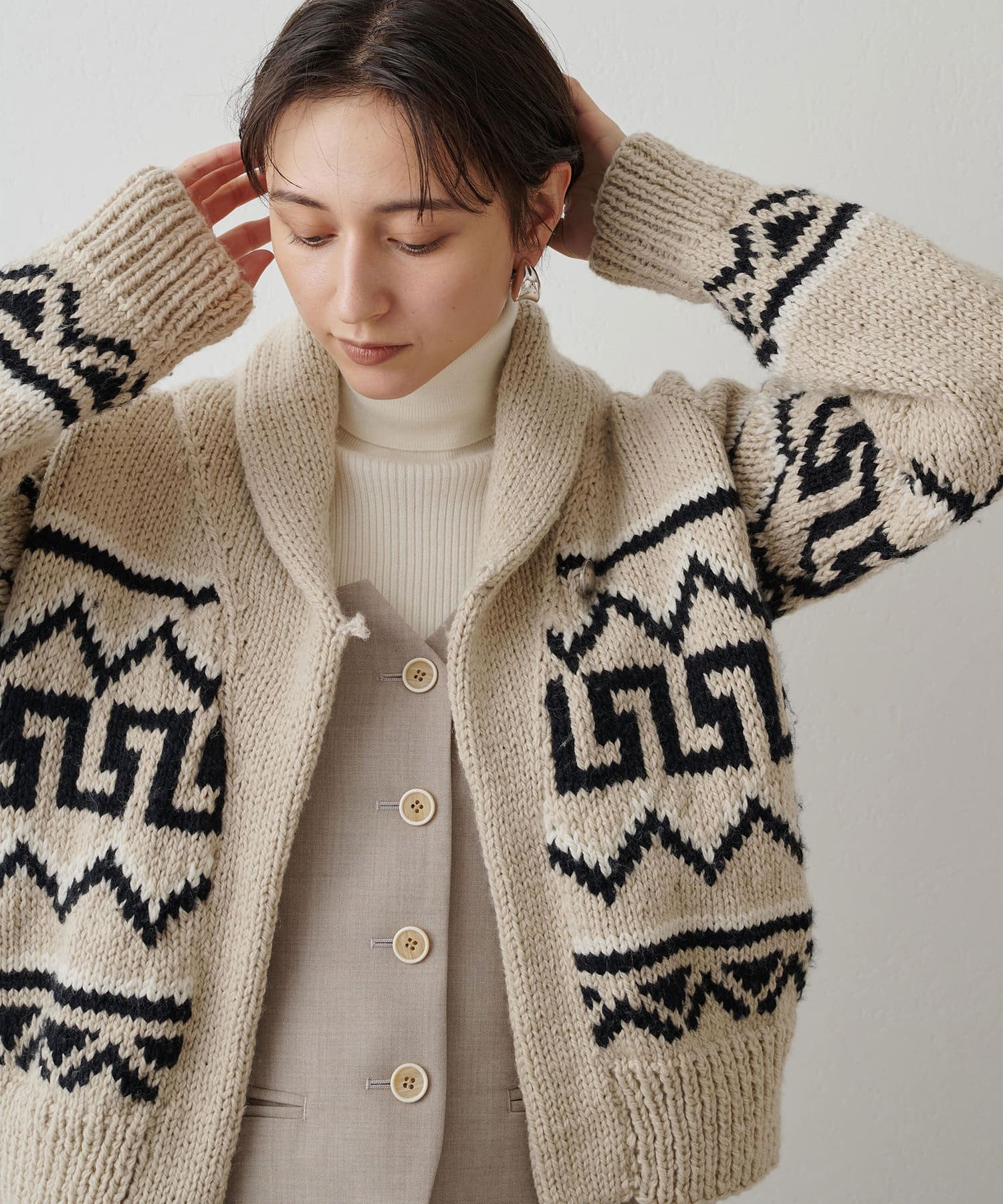 15th Anniversary】【BSBEE】別注カウチンカーディガン | Whim Gazette