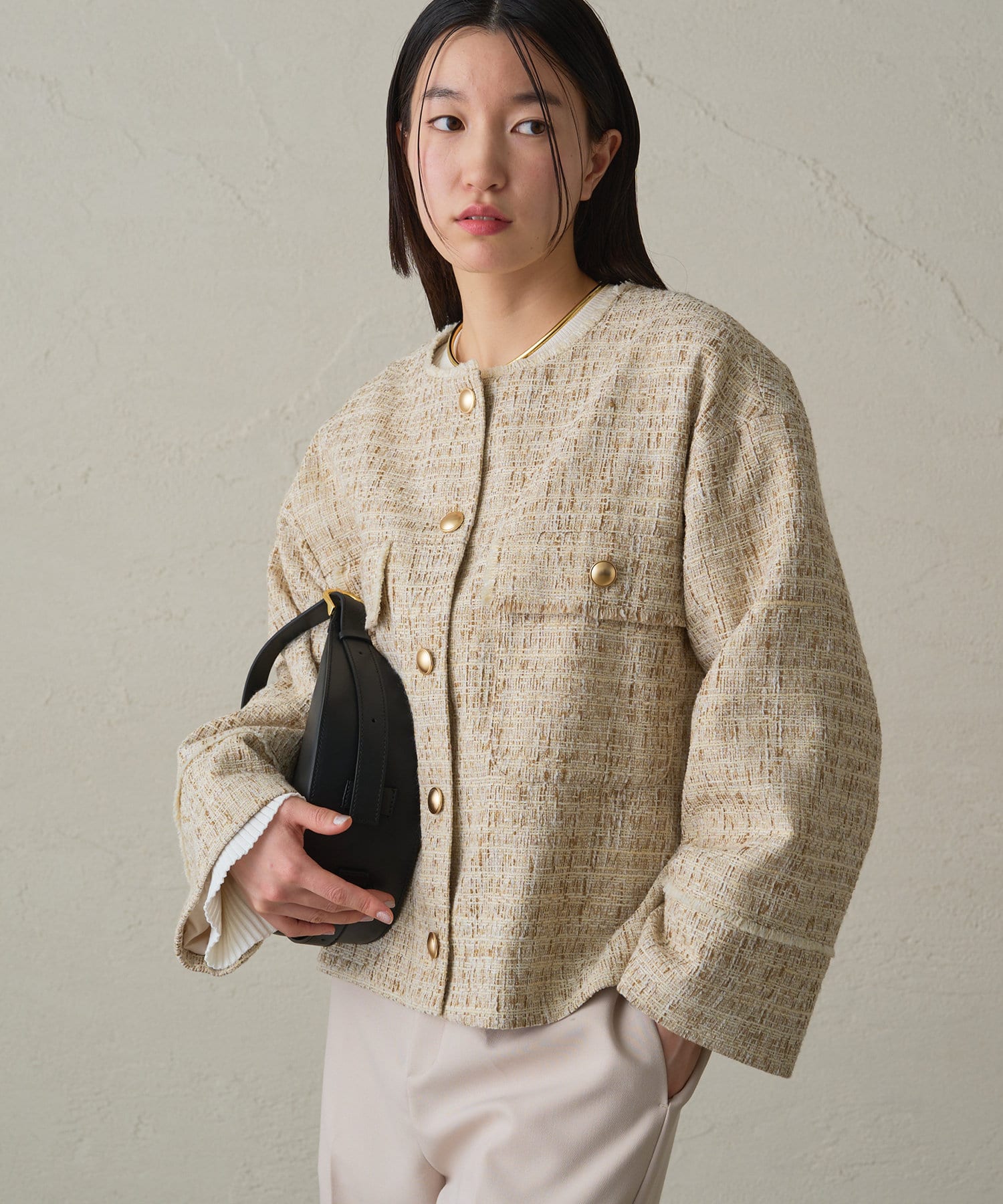 Loungedress】ポケットツイードジャケット | OUTLET(アウトレット