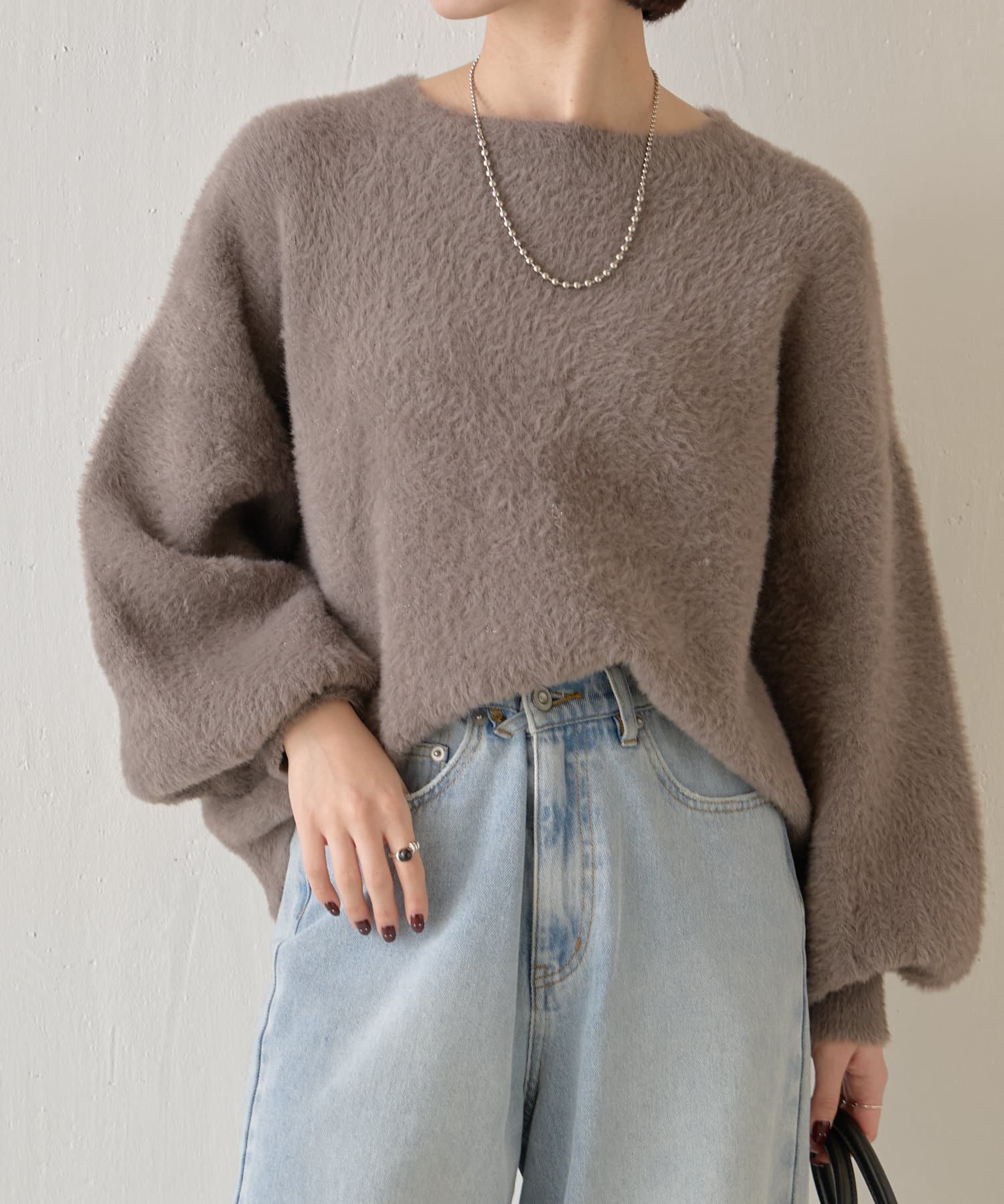 ラメフェザーソフトニット | Jena espace merveilleux(ジェナ エスパス