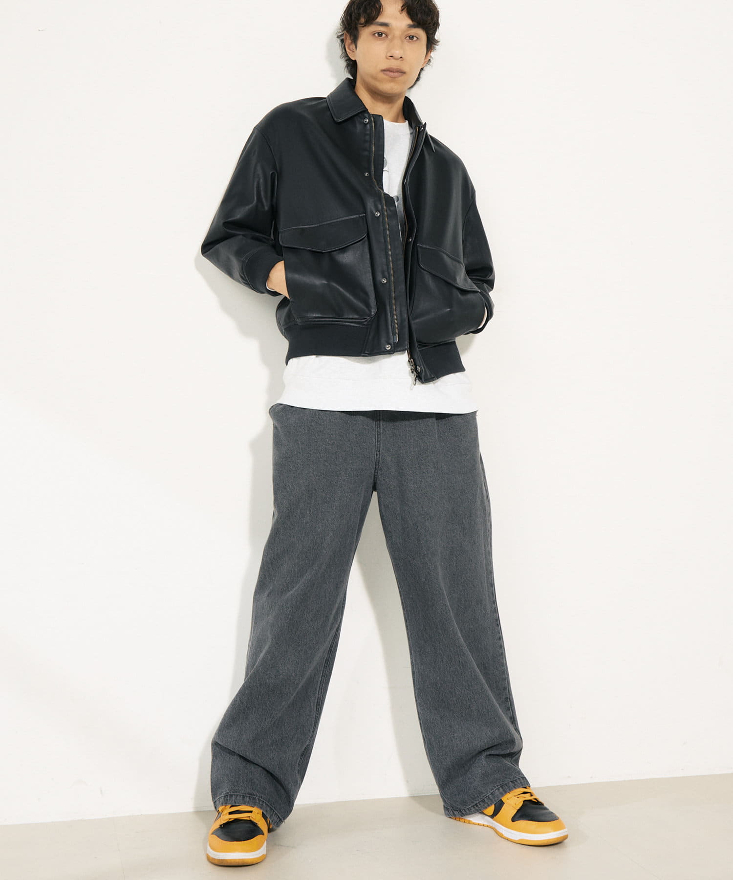 GLOSTER】フェイクレザーブルゾン A-2 UNISEX | FREDY & GLOSTER