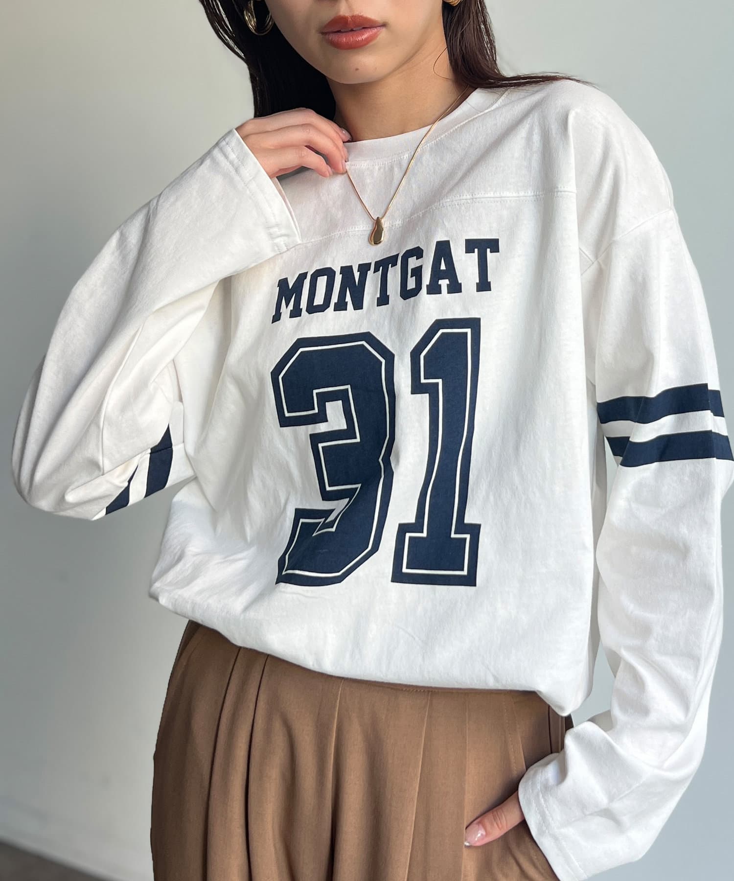 フットボールロンT | Chez toi(シェトワ)レディース | PAL CLOSET(パル