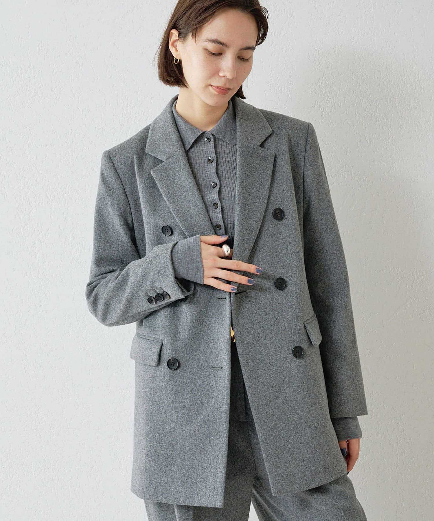 15th Anniversary】ウールカシミヤダブルジャケット | Whim Gazette