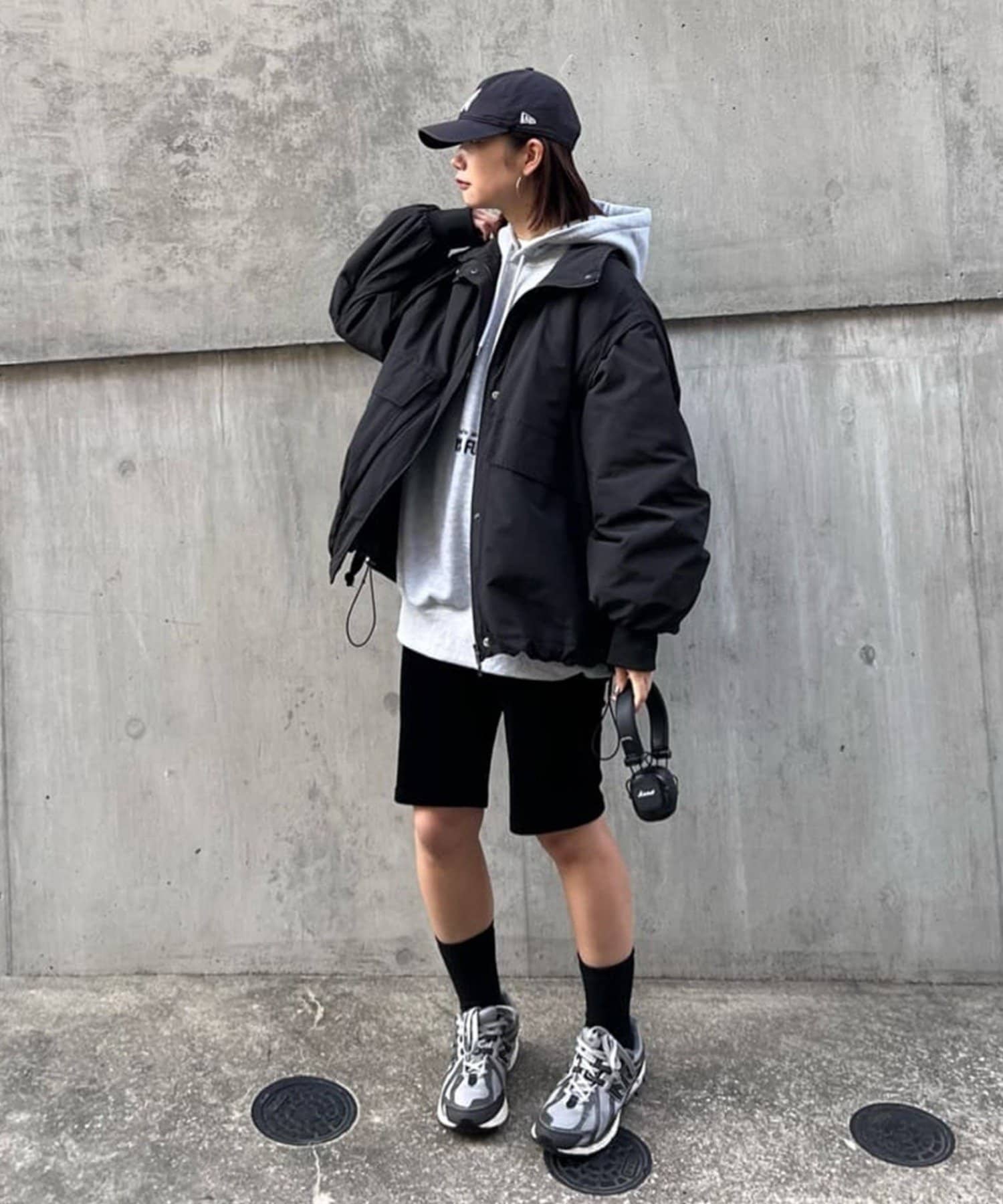 軽くて暖かい/マルチウェイ】BIGポケットスタンドワークアウター