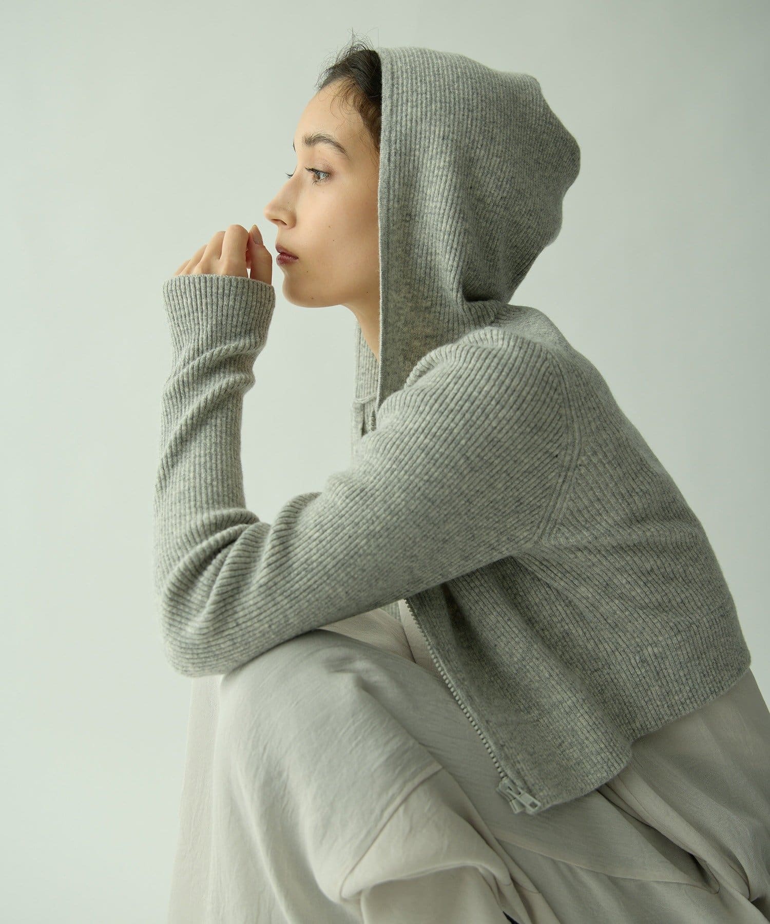 クロップドZIPパーカー | Drawing Numbers(ドローイングナンバーズ