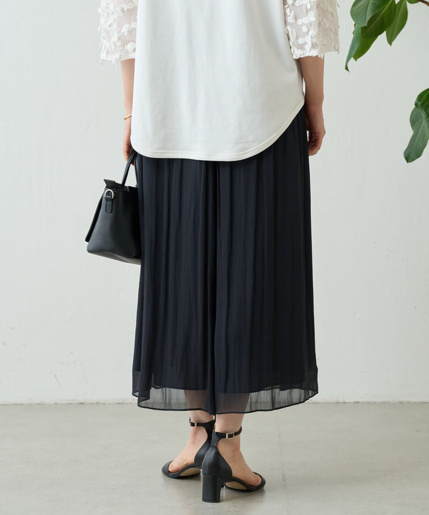 NEWシワシフォンギャザーパンツ | BEARDSLEY(ビアズリー)レディース