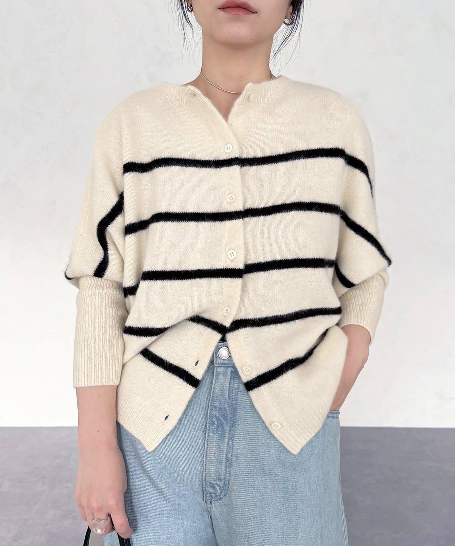 FOXウール後ろボタンニット | BEARDSLEY(ビアズリー)レディース | PAL