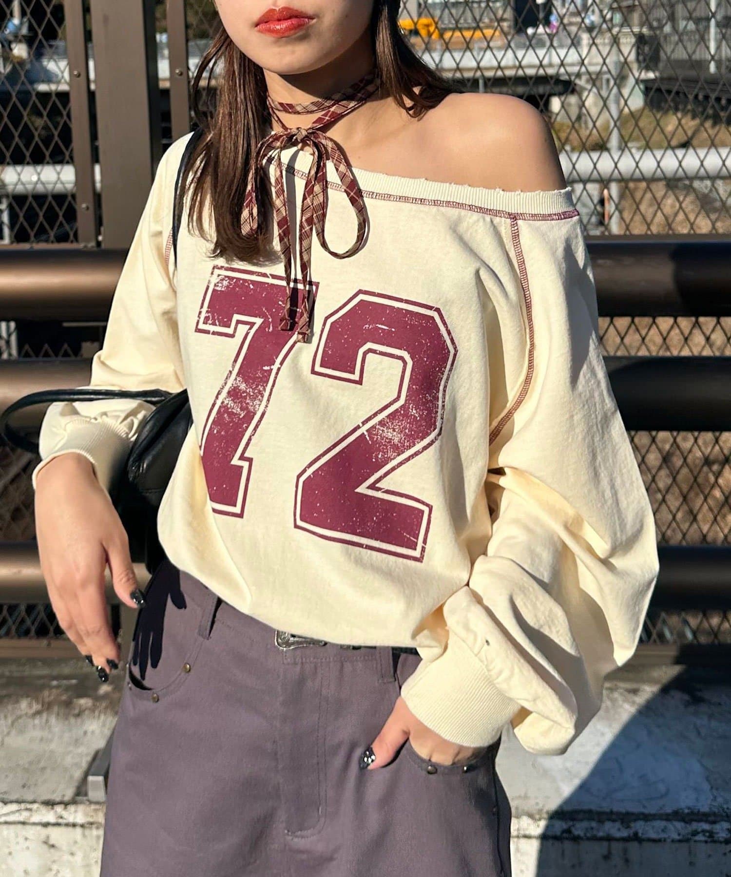 新色追加】チョーカーSETナンバリングラグランスウェット | CIAOPANIC