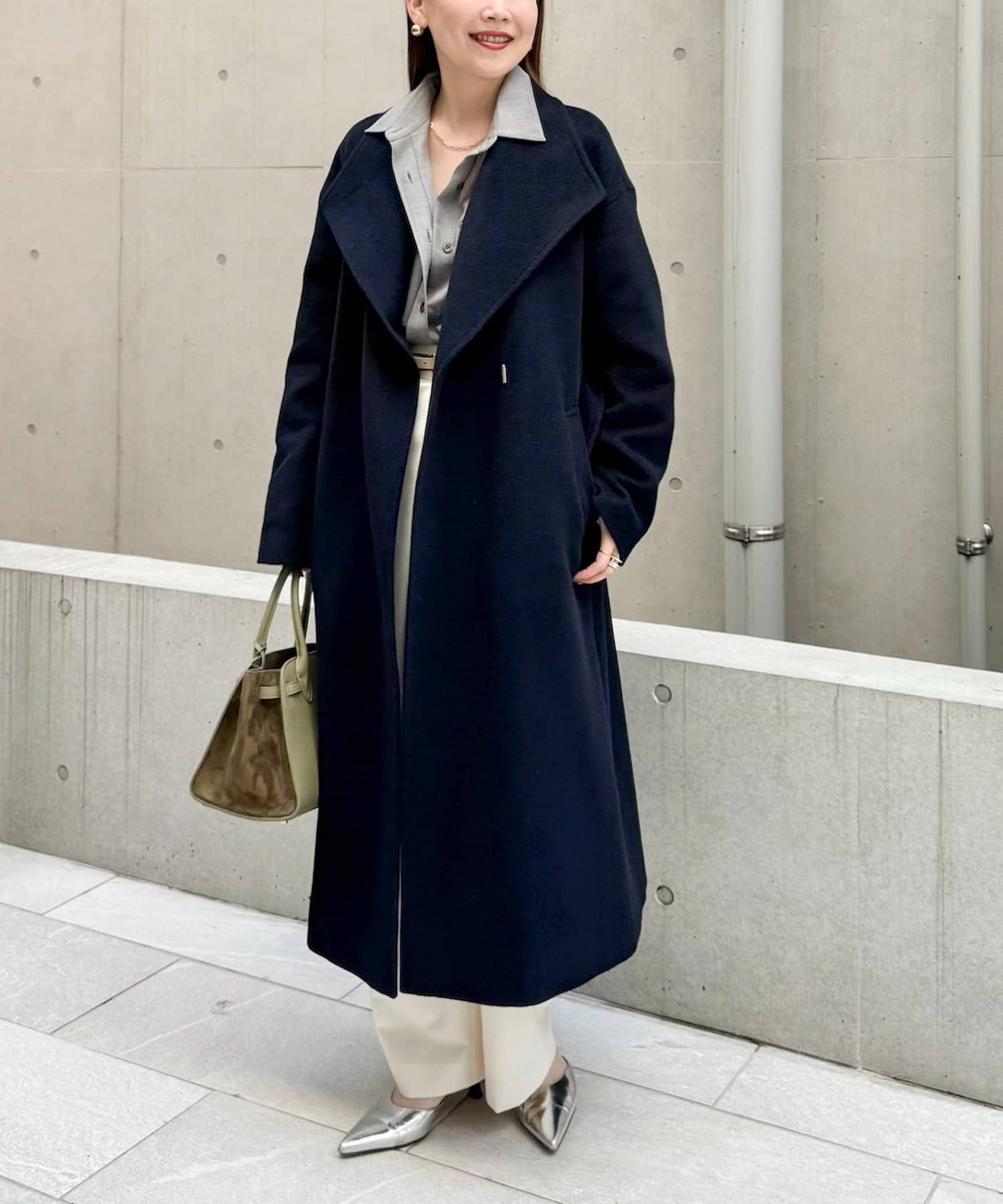 アンゴラビーバーベルテッドロングコート | NOLLEY'S(ノーリーズ