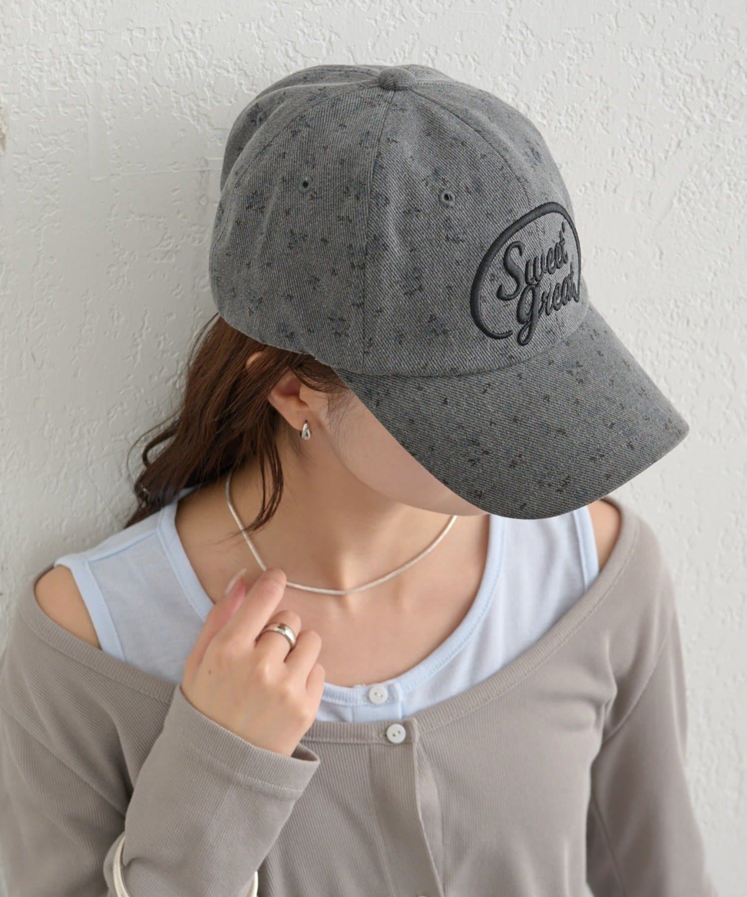 フラワー刺繍キャップ | mystic(ミスティック)レディース | PAL CLOSET