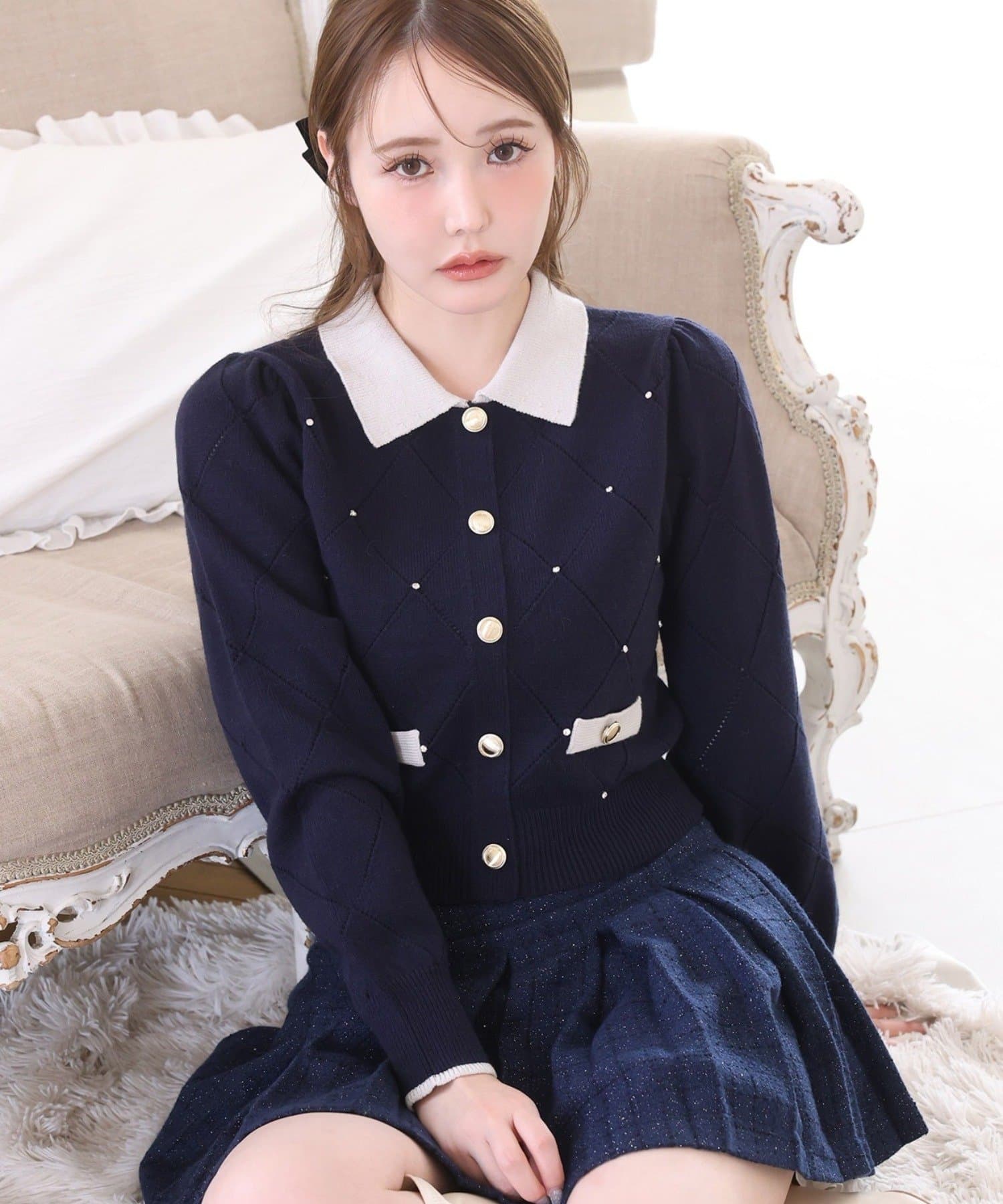 ╲大人気！／配色襟付きニットまとめ♡ - one after another NICE