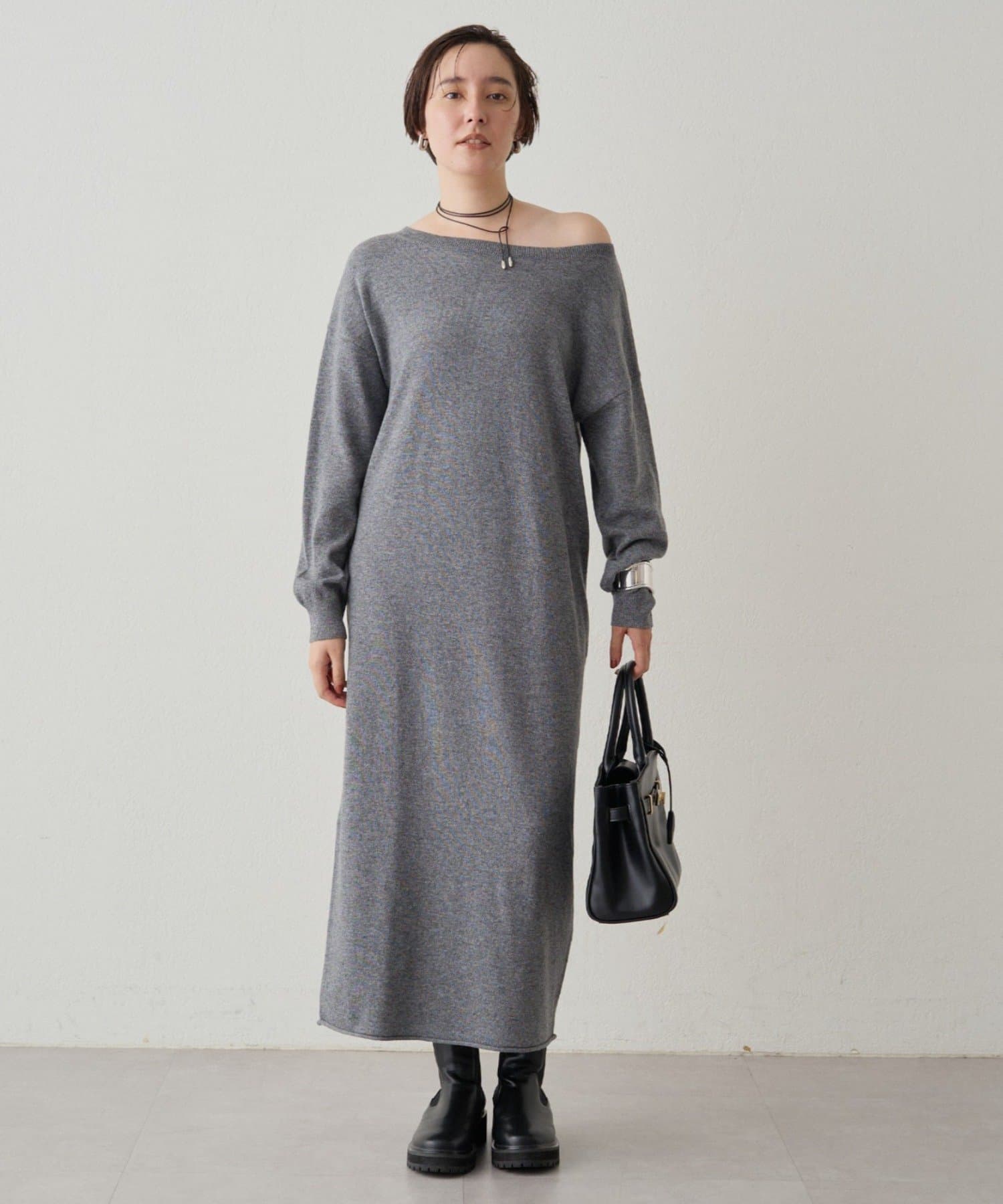 Loungedress】ウールカシミヤニットワンピース | OUTLET(アウトレット