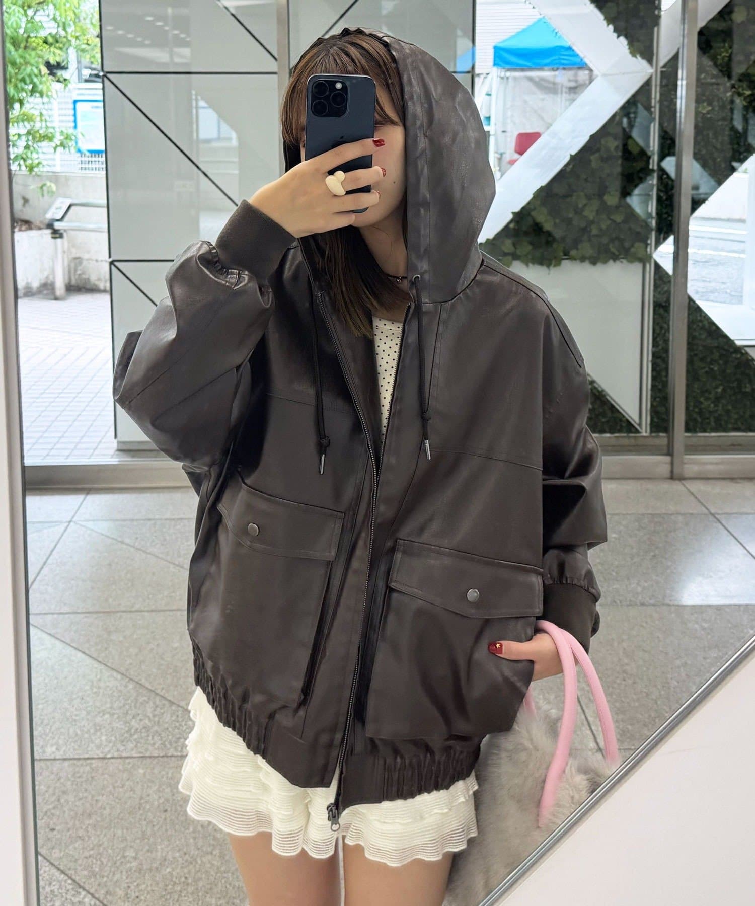 Ciaopanic】アクティブレザーパーカー | OUTLET(アウトレット
