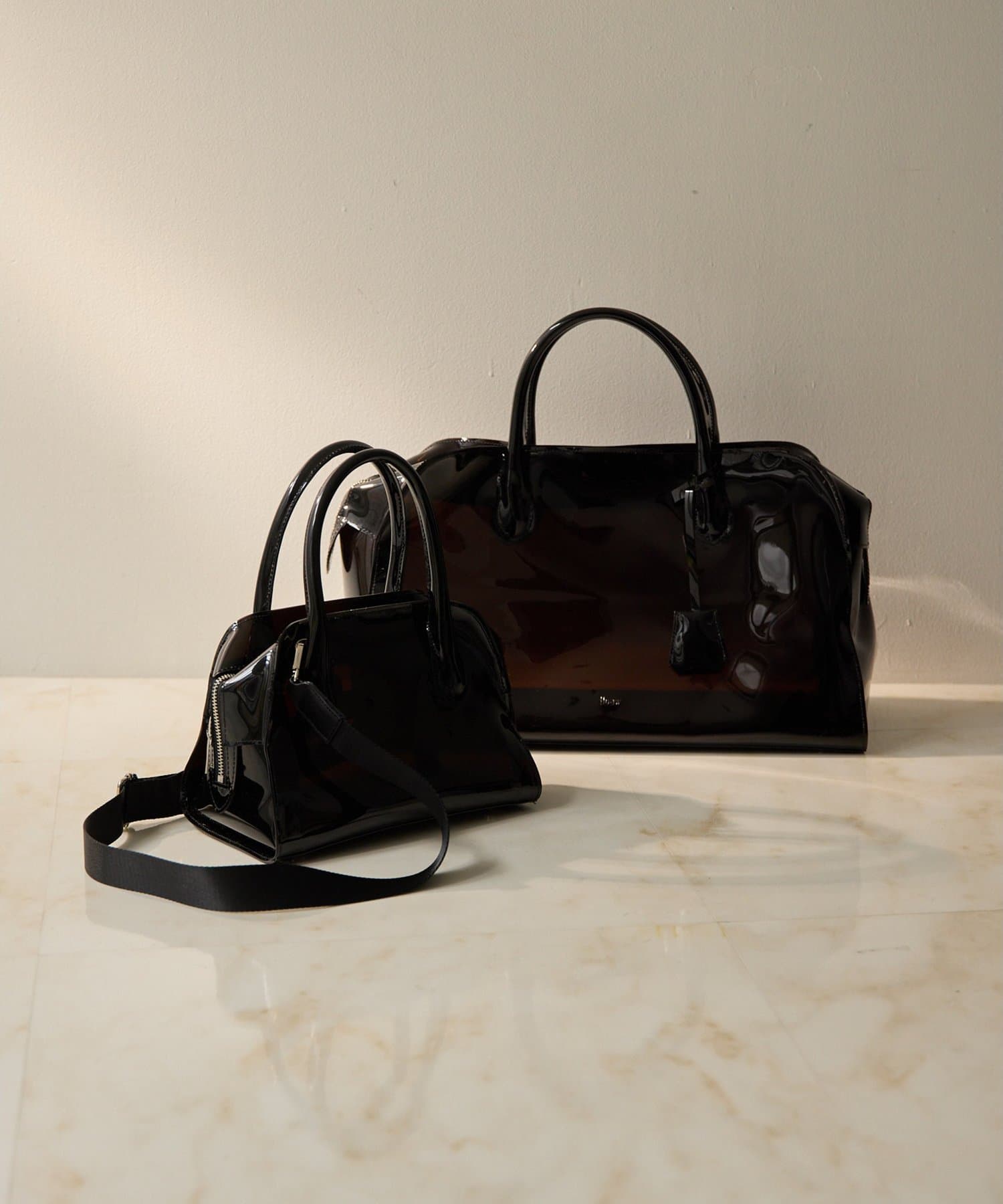 Hoaw.】PVCボストンバッグ S | Whim Gazette(ウィム ガゼット