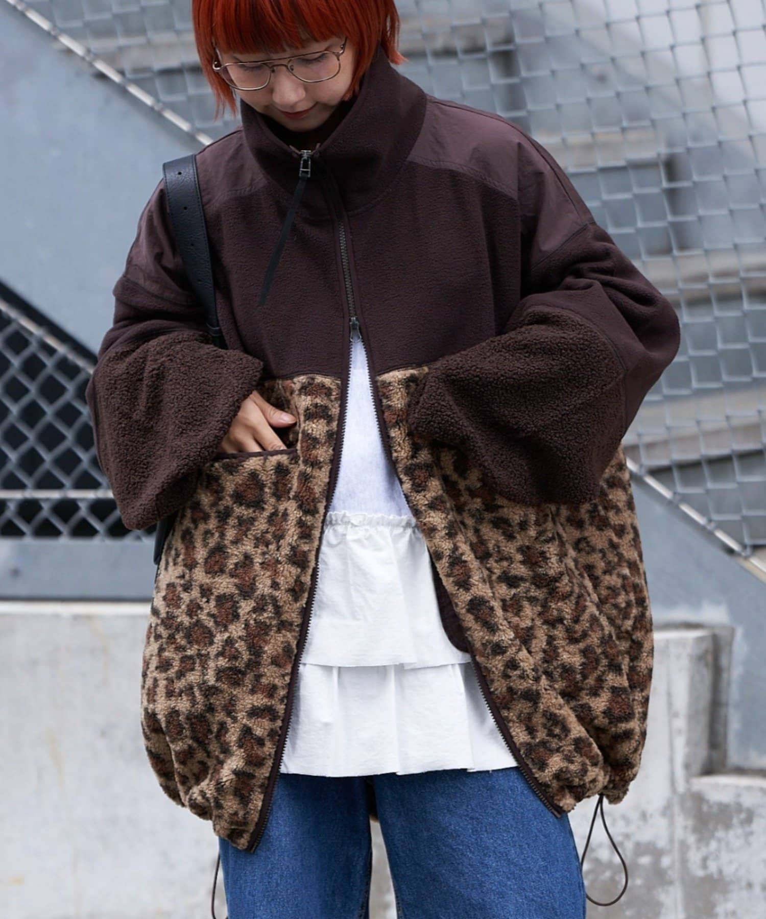 etsinta/エシンタ】リメイクフリースオーバージャケット | CIAOPANIC