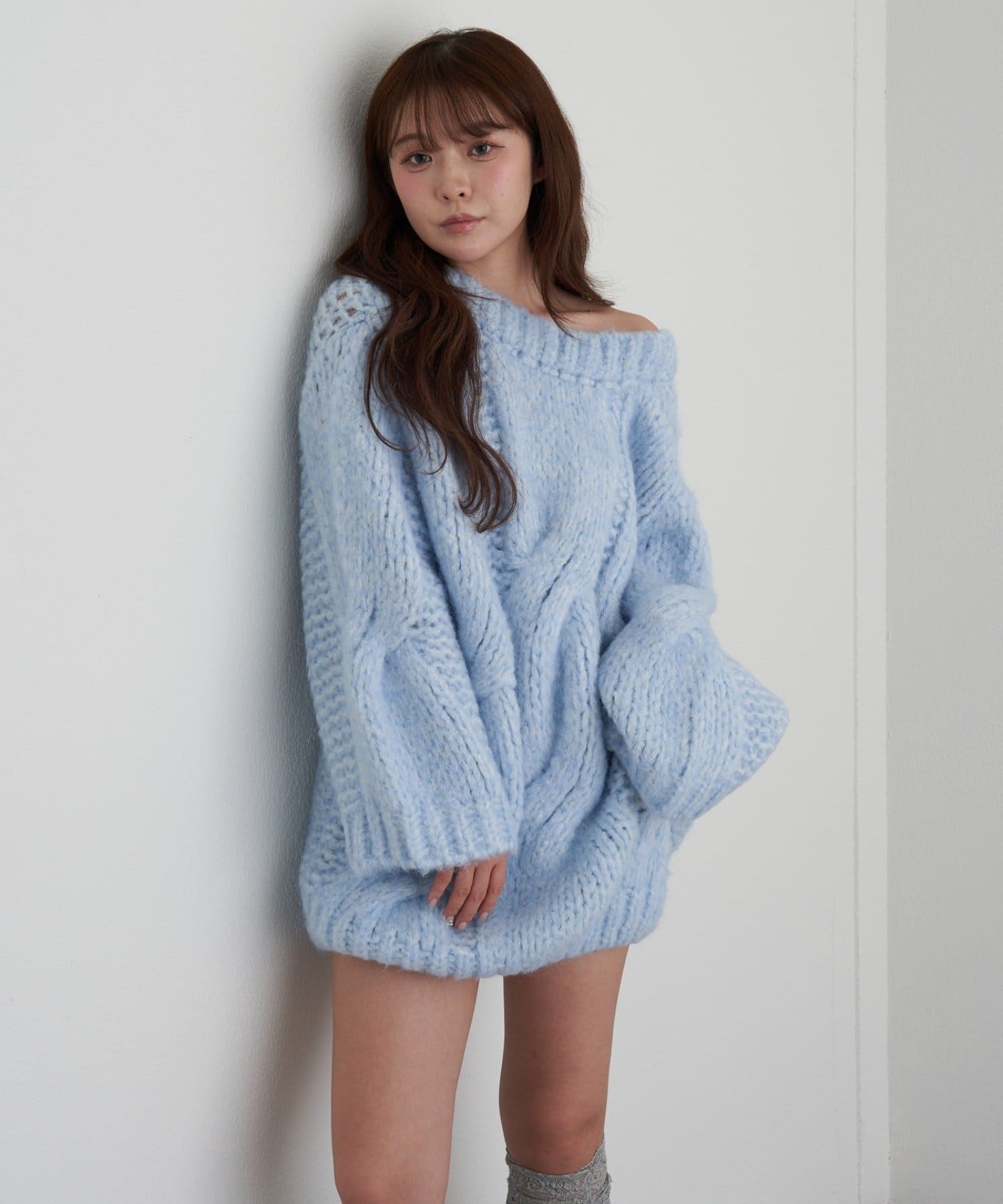 RAY CASSIN】ケーブルルーズチュニックニット | OUTLET(アウトレット