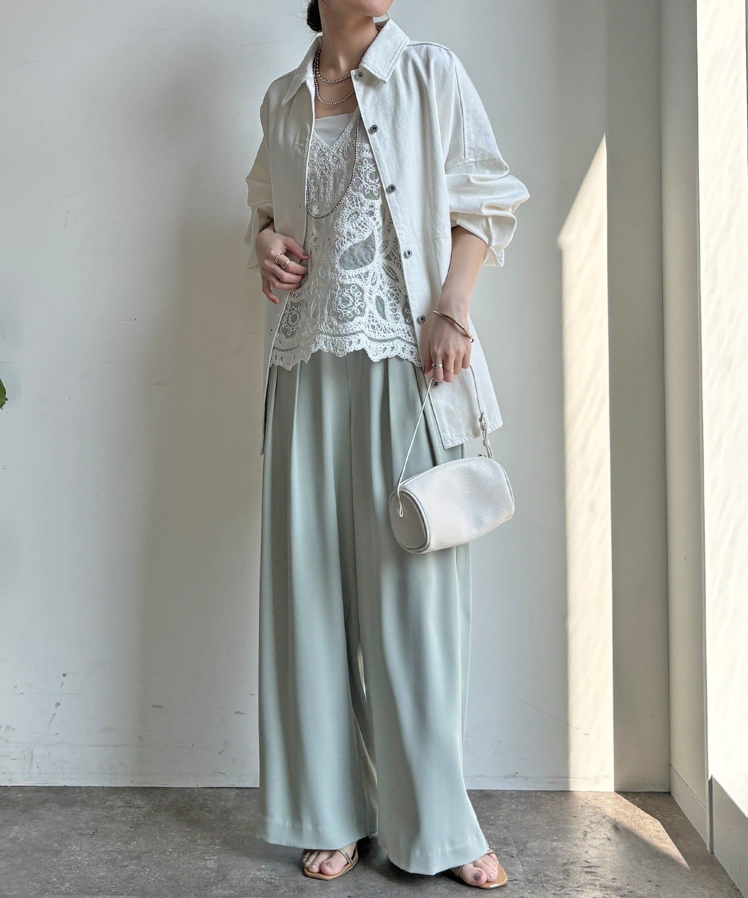 リヨセルツイルシャツ | DOUDOU(ドゥドゥ)レディース | PAL CLOSET