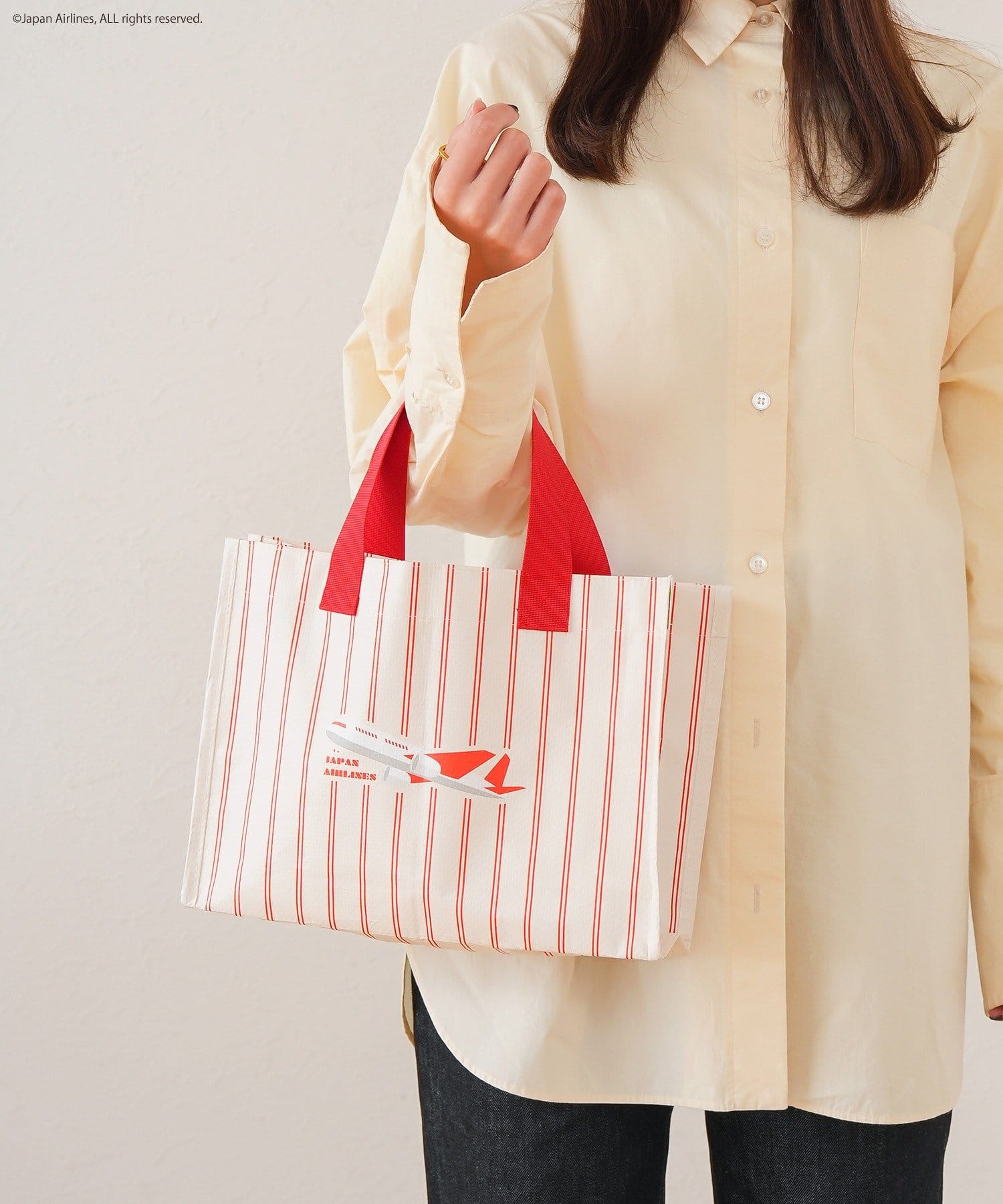 キャリーオントラベルバッグ：小／JAPAN AIRLINES | 3COINS(スリー